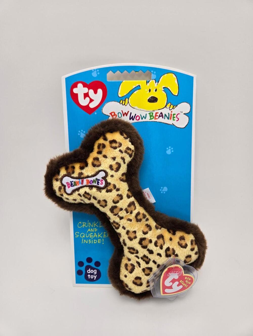 Ty Bow Wow Beanie Bone the Leopard Bone (5 inch)